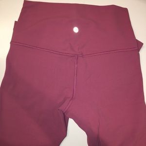 Pink Lululemon align pants!